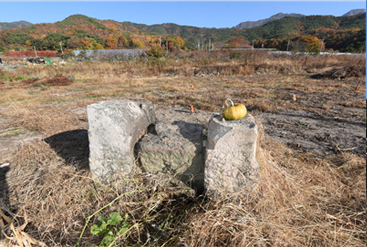 부인사 당간지주 사진
