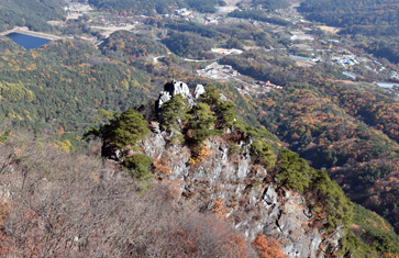 가산산성 기암 사진2