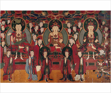 대구 동화사 삼장보살도(大邱桐華寺三藏菩薩圖) 사진