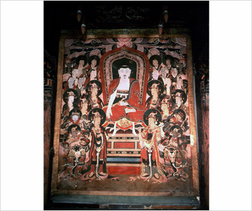 파계사영산회상도(把溪寺靈山會上圖) 사진