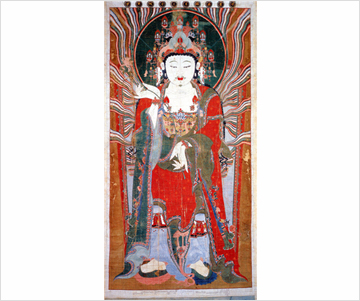 수도사 노사나불 괘불탱(修道寺盧舍那佛掛佛幀) 사진