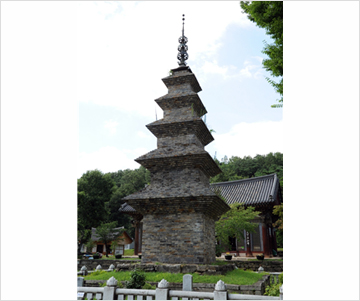 칠곡 송림사 오층전탑(漆谷松林寺五層塼塔)  사진